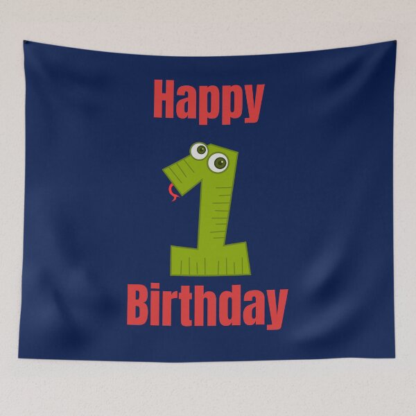 Item preview, Happy 1st Birthday, Happy first Birthday for boys or girls designed and sold by marosharaf.