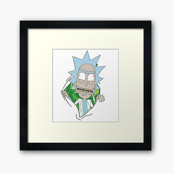 Rick Sanchez Portal Framed Art Print