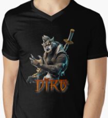 Dire Skin-Fortnite Men's V-Neck T-Shirt