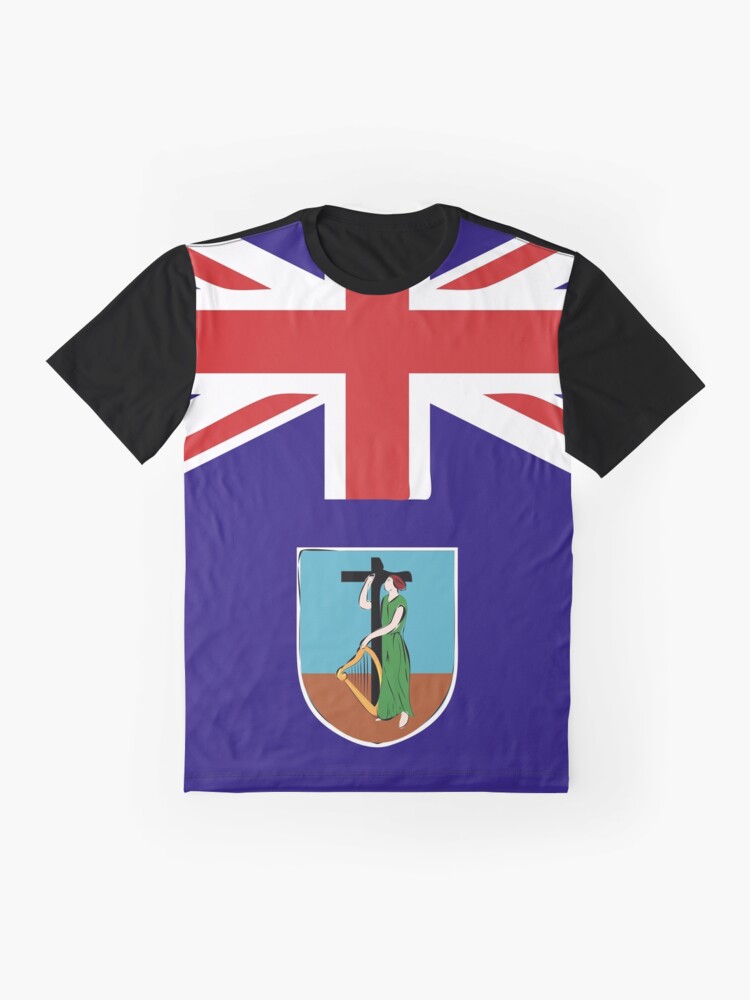 Download "Montserrat flag emblem" T-shirt by textures-store | Redbubble