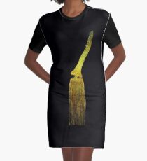 Moss spore capsule under the microscope Graphic T-Shirt Dress