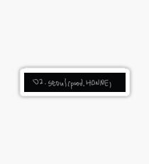 RM mono Sticker