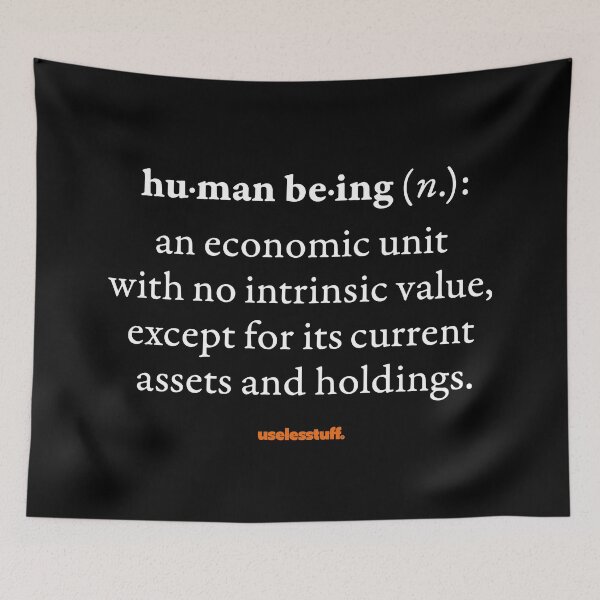 Item preview, 16269-02-BDK – Uselesstuff® Dictionary – Human Being – Unit (White) designed and sold by Uselesstuff.