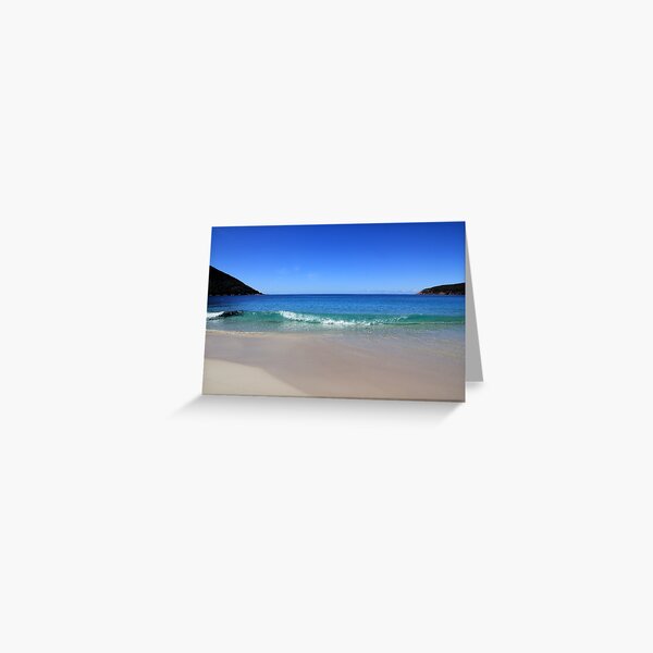Wine Glass Bay Tasmania Greeting Card