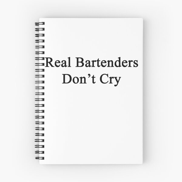 Item preview, Real Bartenders Don't Cry  designed and sold by supernova23.