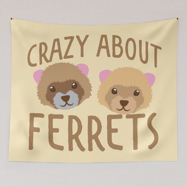 Item preview, Crazy about Ferrets designed and sold by jazzydevil.