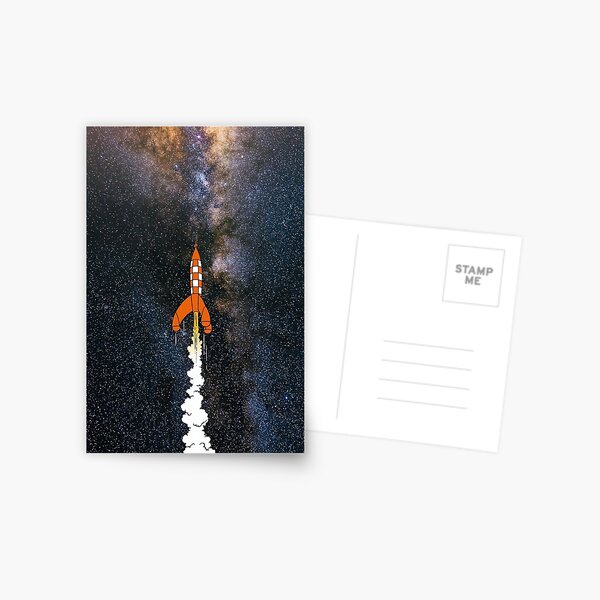 Objectif: les étoiles Postcard