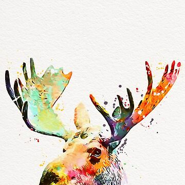 Artwork thumbnail, Moose Head by mugdesignstudio