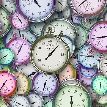 Artwork thumbnail, Time - Stopwatches by LemonTreeDesign