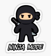 Ninja Mode Sticker