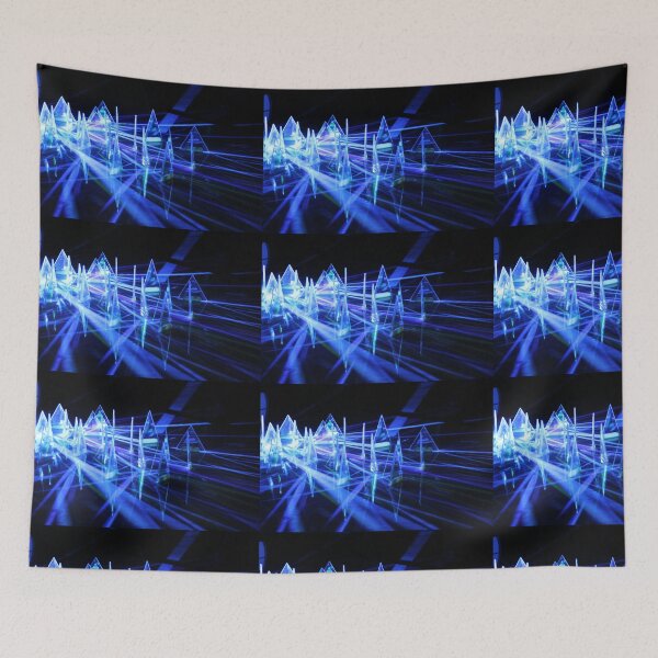 Item preview, Blue prisms designed and sold by Kirsten Covington.