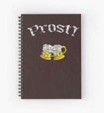 PROST! Vintage Oktoberfest zwei Biergläser Notizbuch | Journal | Tagebuch |110 Spiral Notebook