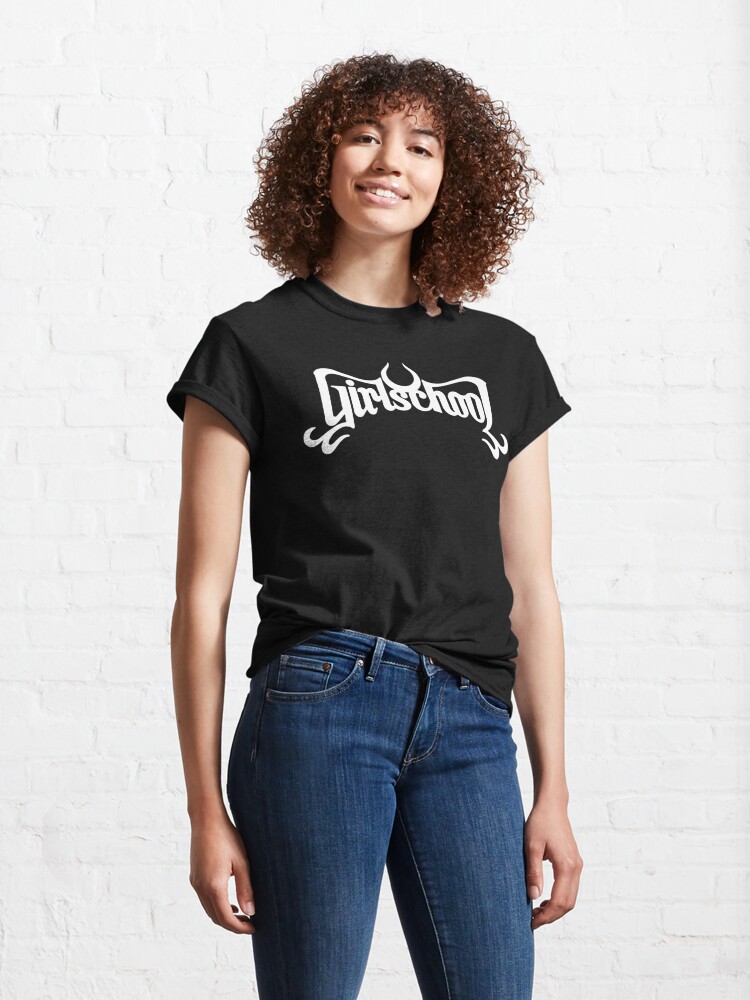 girlschool band t shirt