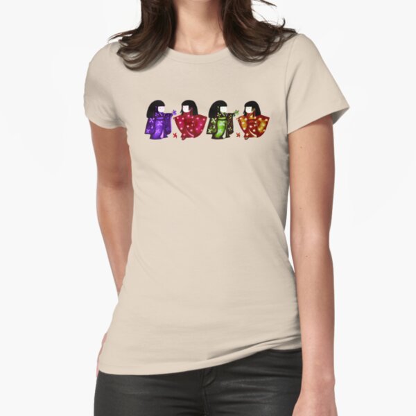 Sadako Rainbow Tee Fitted T-Shirt
