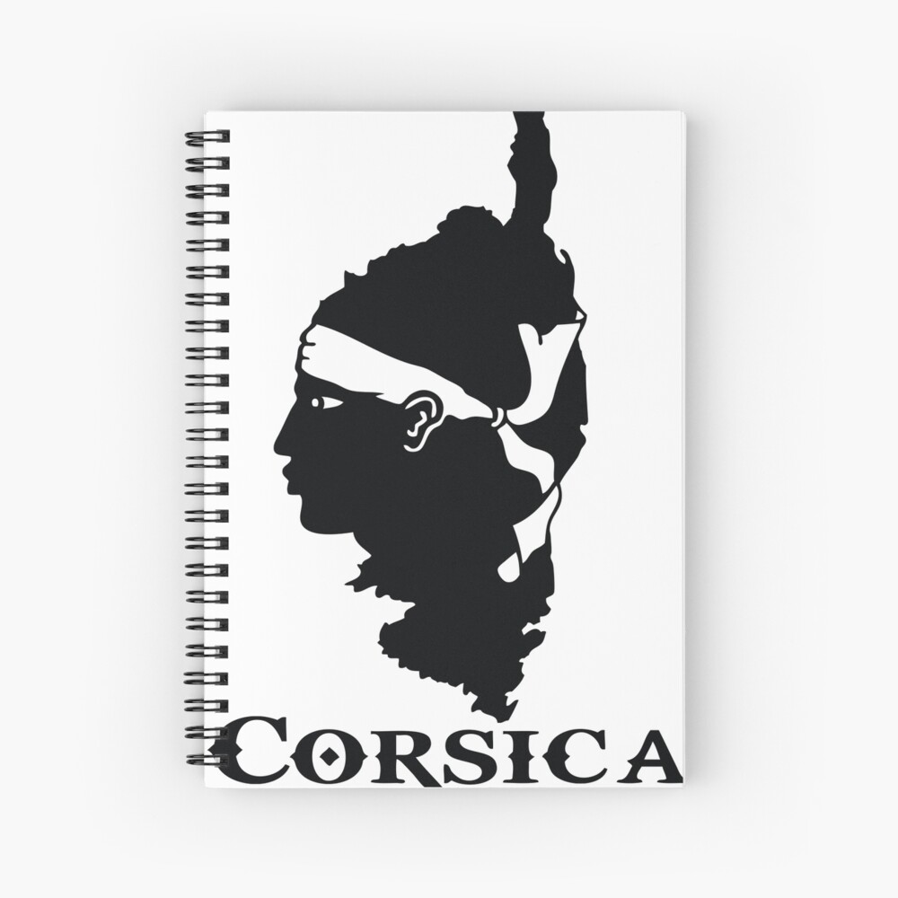 Page De Garde Cahier De Corse Cahier à spirale for Sale avec l'œuvre « corse corse » de l'artiste huggymauve | Redbubble