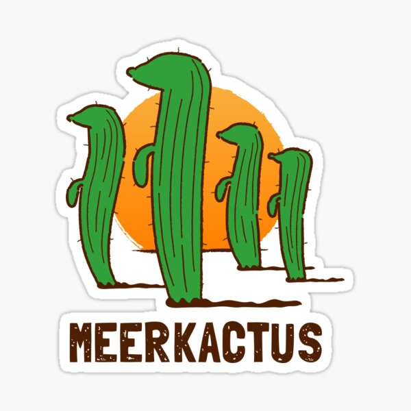 Item preview, Funny Cactus Meerkats Pun - Meerkactus designed and sold by propellerhead.