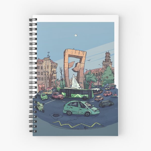 Item preview, Plaza America sketch designed and sold by Carlos Castro.