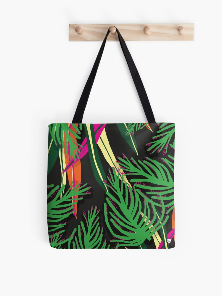 Thumbnail 1 of 2, Tote Bag, Montego Bay - Black designed and sold by nwIllustration.