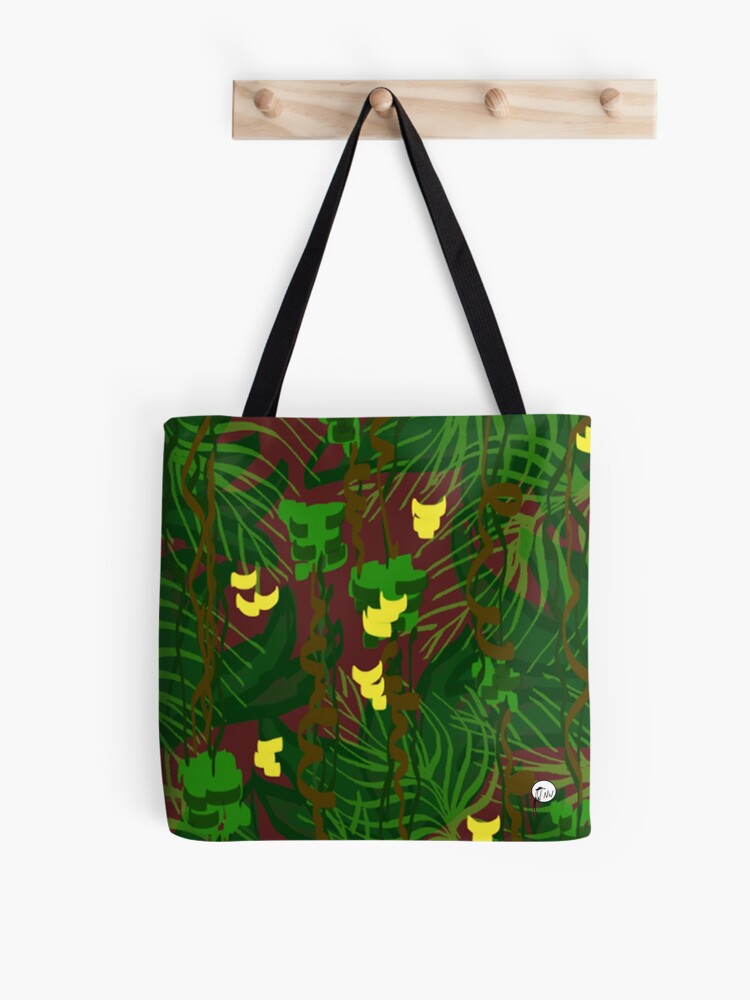 Thumbnail 1 of 2, Tote Bag, Honolulu - Burgundy designed and sold by nwIllustration.