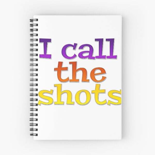 Item preview, I call the shots designed and sold by digerati.