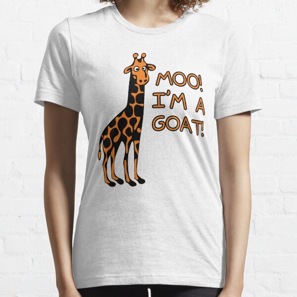 U/&MFashions Funny Giraffe Face Children Cotton Tee Cartoon