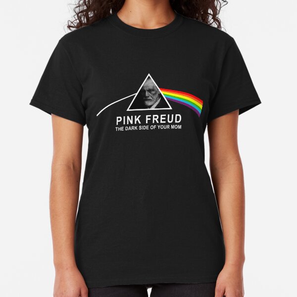 Pink Sigmund Freud - The Dark Side of your Mom Classic T-Shirt