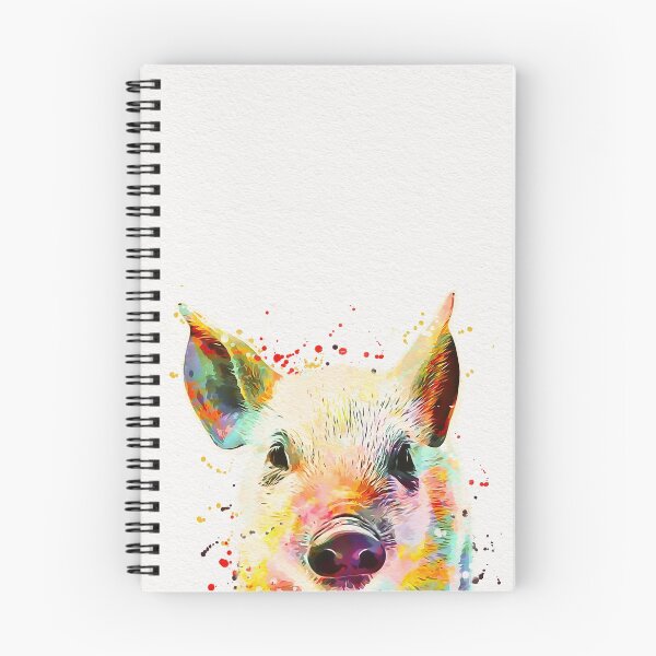 Aperçu de l'œuvre Portrait De Cochon Peinture créée et vendue par mugdesignstudio.