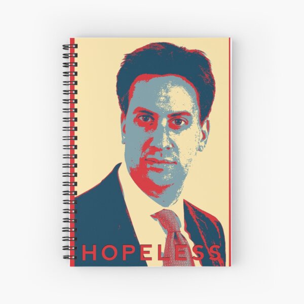 Ed Milliband - Hopeless Spiral Notebook