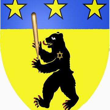Artwork thumbnail, Bear Jew Crest Inglorious Basterds (Bastards) by gleekgirl