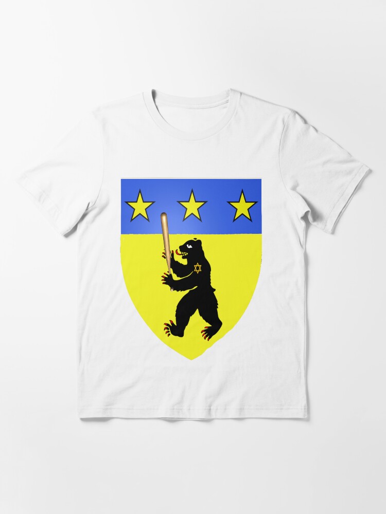 Thumbnail 2 of 7, Essential T-Shirt, Bear Jew Crest Inglorious Basterds (Bastards) designed and sold by gleekgirl.