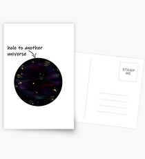 Hole to another universe Postkarten
