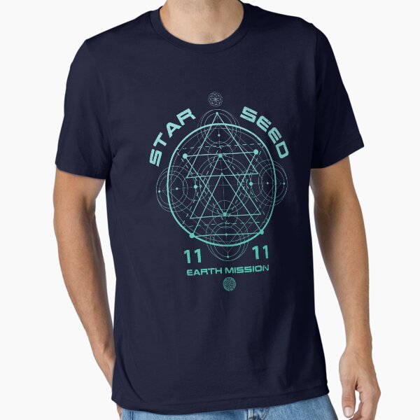Item preview, Starseed Sacred Geometry Earth Mission 11:11 designed and sold by RycoTokyo81.