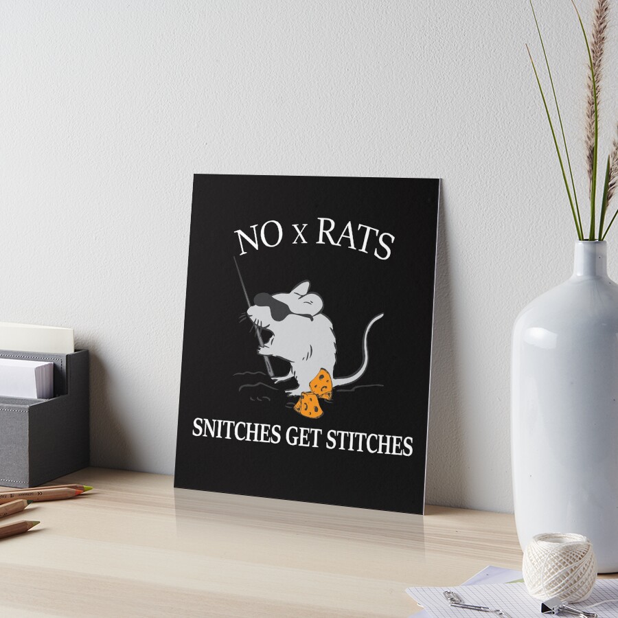 センスのいい お歳暮 Rat Gift No x Rat Snitches Get Stitches トップス