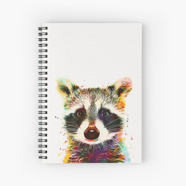 Baby Raccoon Spiral Notebook