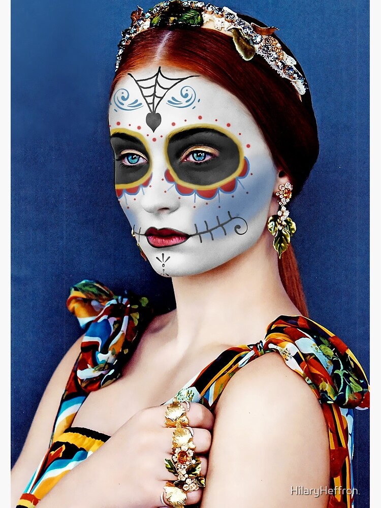 Ongebruikt Sophie Turner Day of the Dead, Dia de los Muertos, Makeup