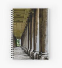 The columns of the Old Naval College in Greenwich, London Spiral Notebook