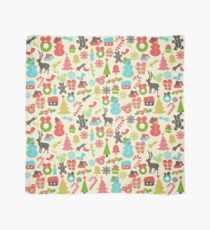 Hidden Mickeys Colorful Retro Disney Inspired Christmas Scarf
