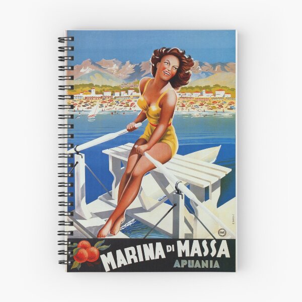 Artikelvorschau, Vintage Marina di Massa Italienische Reisewerbung entworfen und verkauft von aapshop.