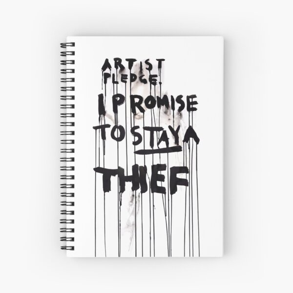 ARTIST PLEDGE Spiral Notebook
