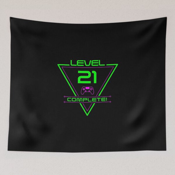 Item preview, Level Complete 21 Green&Pink designed and sold by ipiapacs.