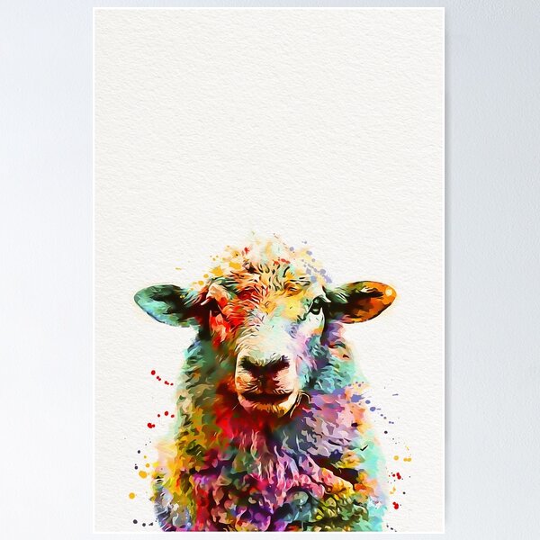 Item preview, Aquarelle De Mouton designed and sold by mugdesignstudio.