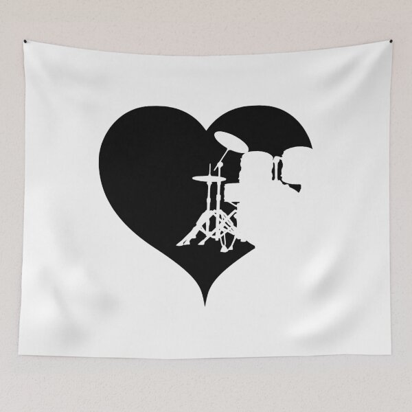 Item preview, Heart drums designed and sold by RetroFuchs.