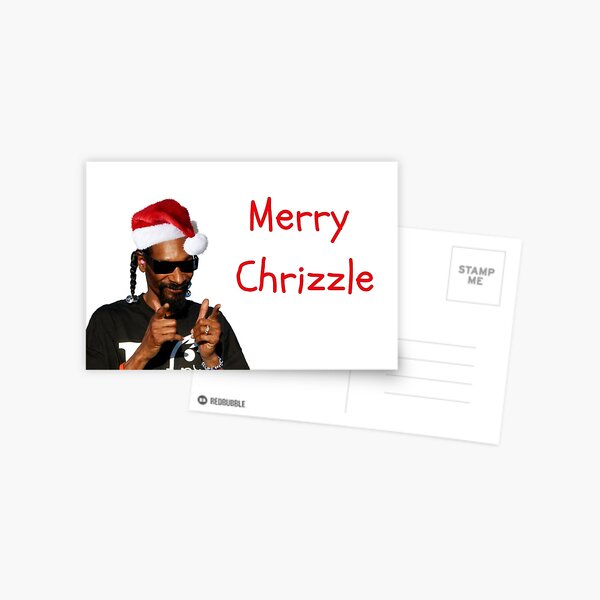Snoopy Weihnachtskarte, Rapper-Grußkarte und Geschenke Postkarte