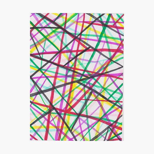 Pattern with paint pen 2 Photographic Print