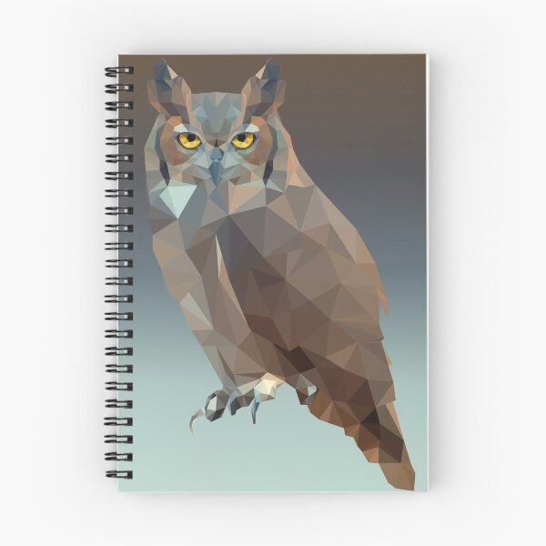 Item preview, Low Poly Owl designed and sold by kennasato.