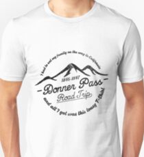 Donner Pass road trip (black) Unisex T-Shirt