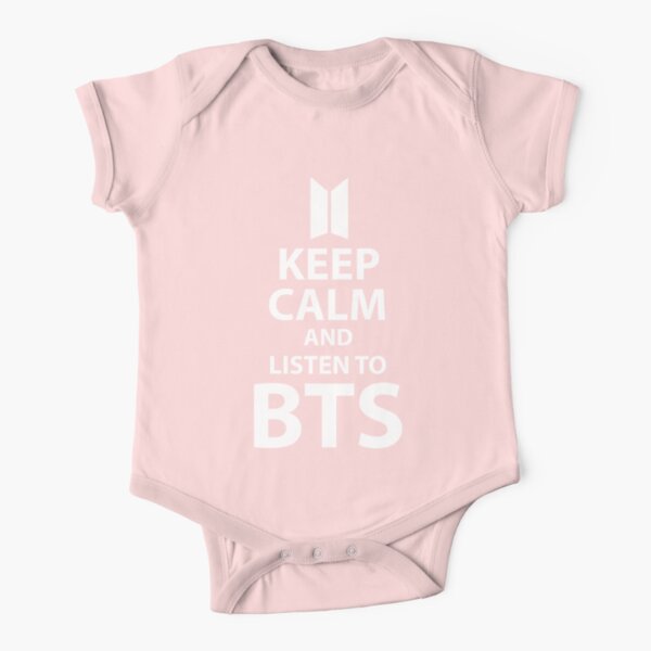 BTS mantener la calma Body de manga corta para bebé