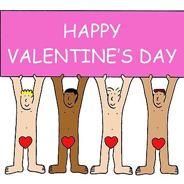 Valentine's Day IOU Coupon Sexy Cartoon Man Sticker for Sale by KateTaylor