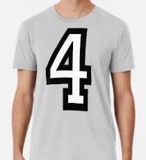4, TEAM, SPORTS, NUMBER 4, FOUR, FOURTH, Competition, Quatro Premium T-Shirt