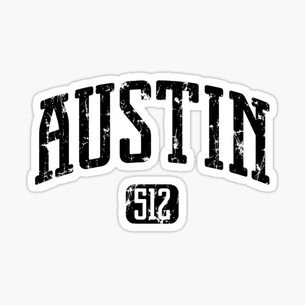 "Austin 512" Sticker by smashtransit Redbubble